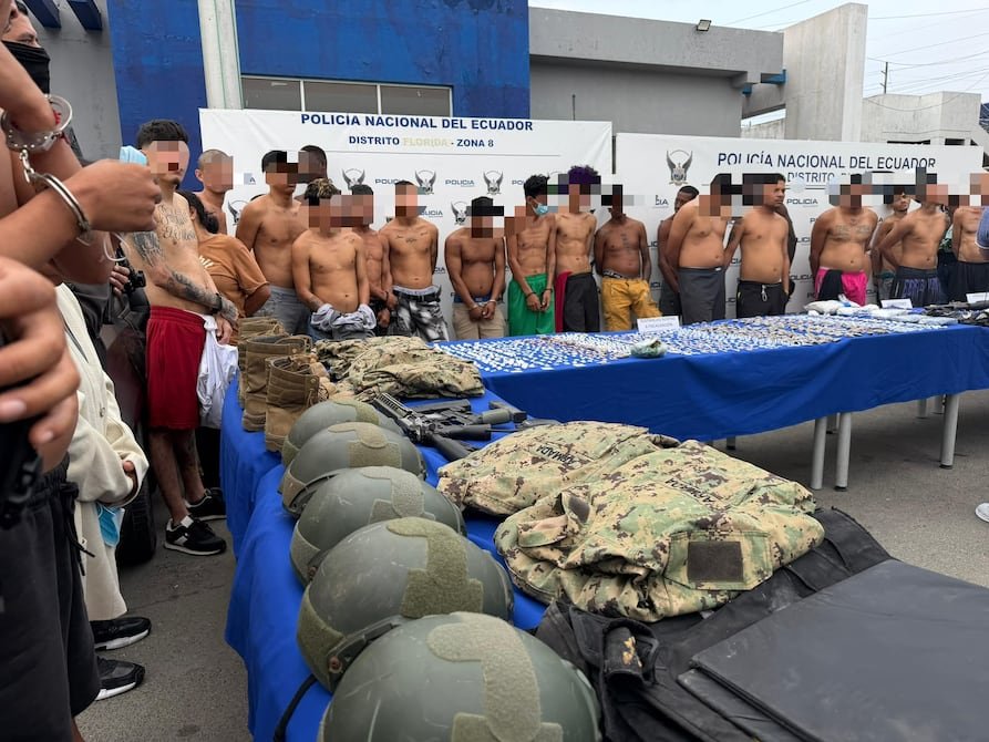 Operativo Apolo 28 deja 26 aprehendidos y 20 armas decomisadas en Guayaquil y Durán
