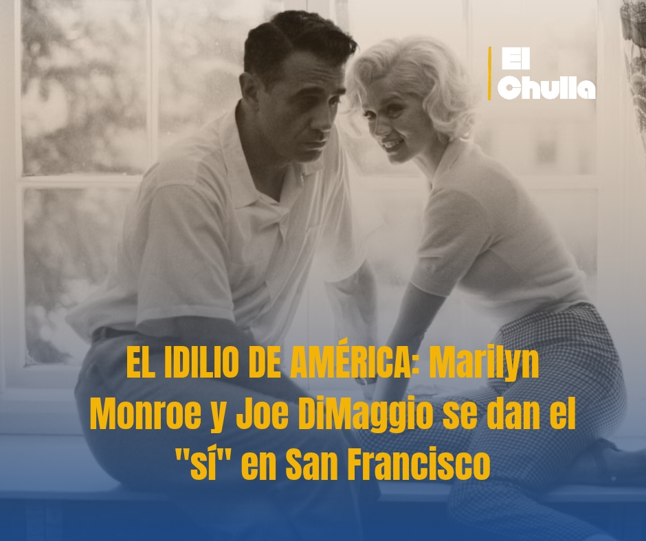 EL IDILIO DE AMÉRICA: Marilyn Monroe y Joe DiMaggio se dan el "sí" en San Francisco