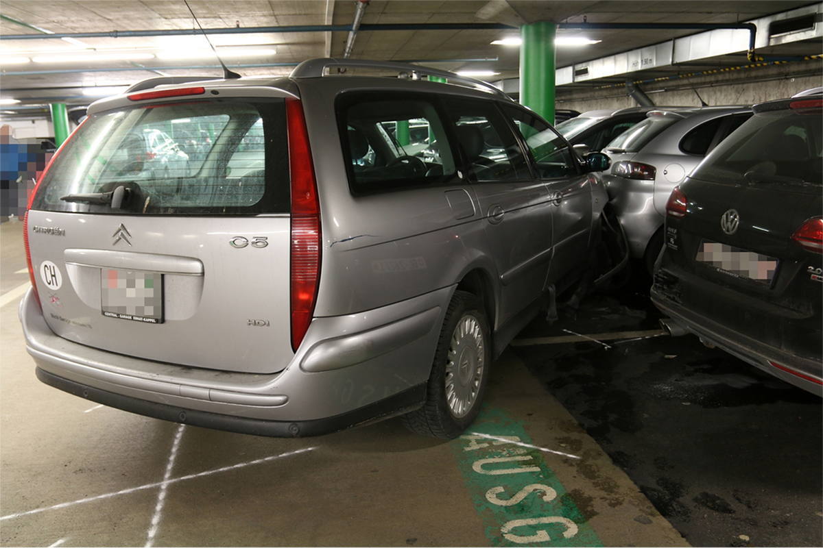 St.Gallen SG - Unfall in Tiefgarage