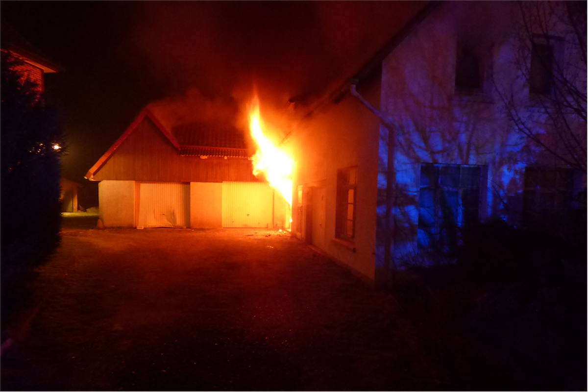 Bergen NDS - Schuppen abgebrannt