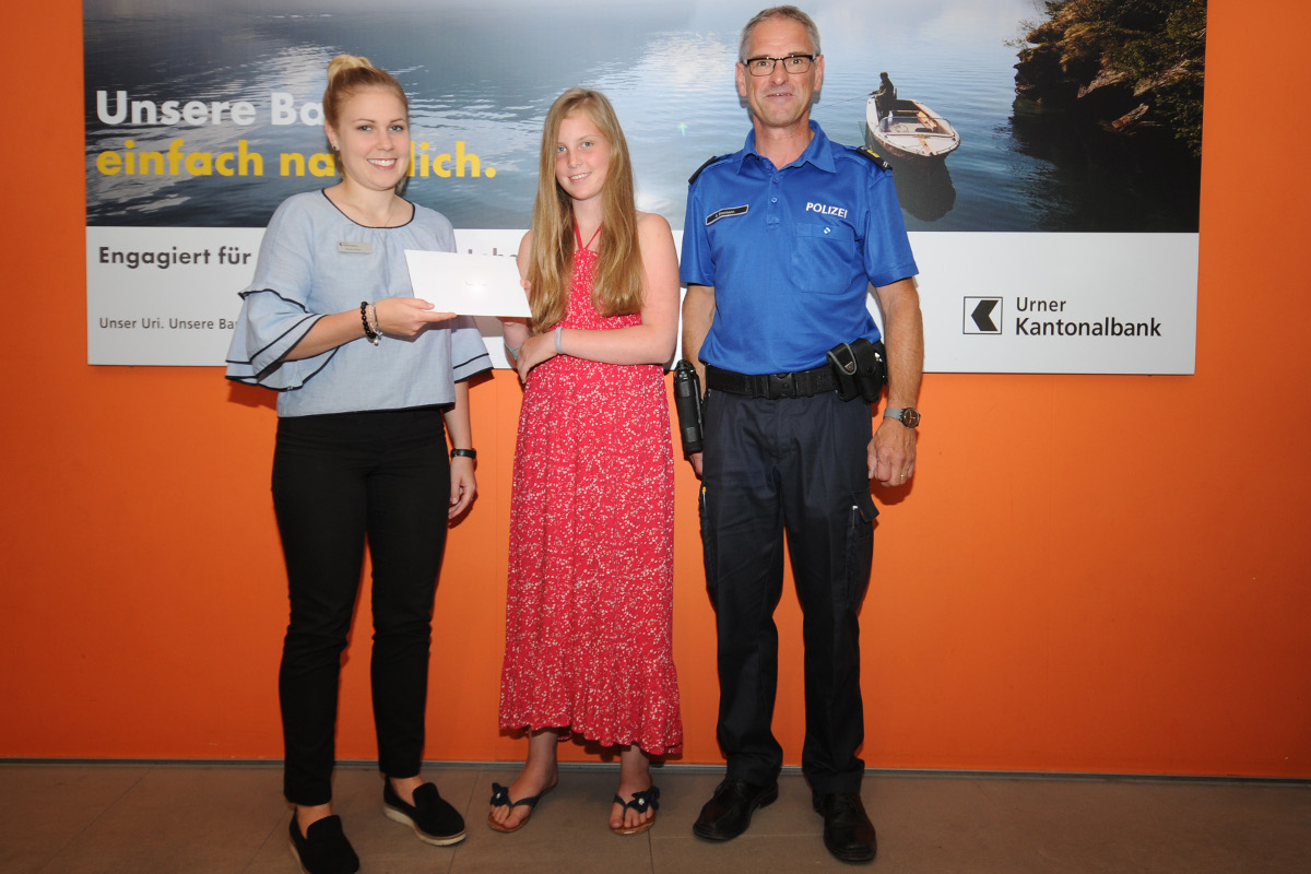 Seedorf/Erstfeld UR - Urner Kantonalbank-Preis für Anna-Lena Herger