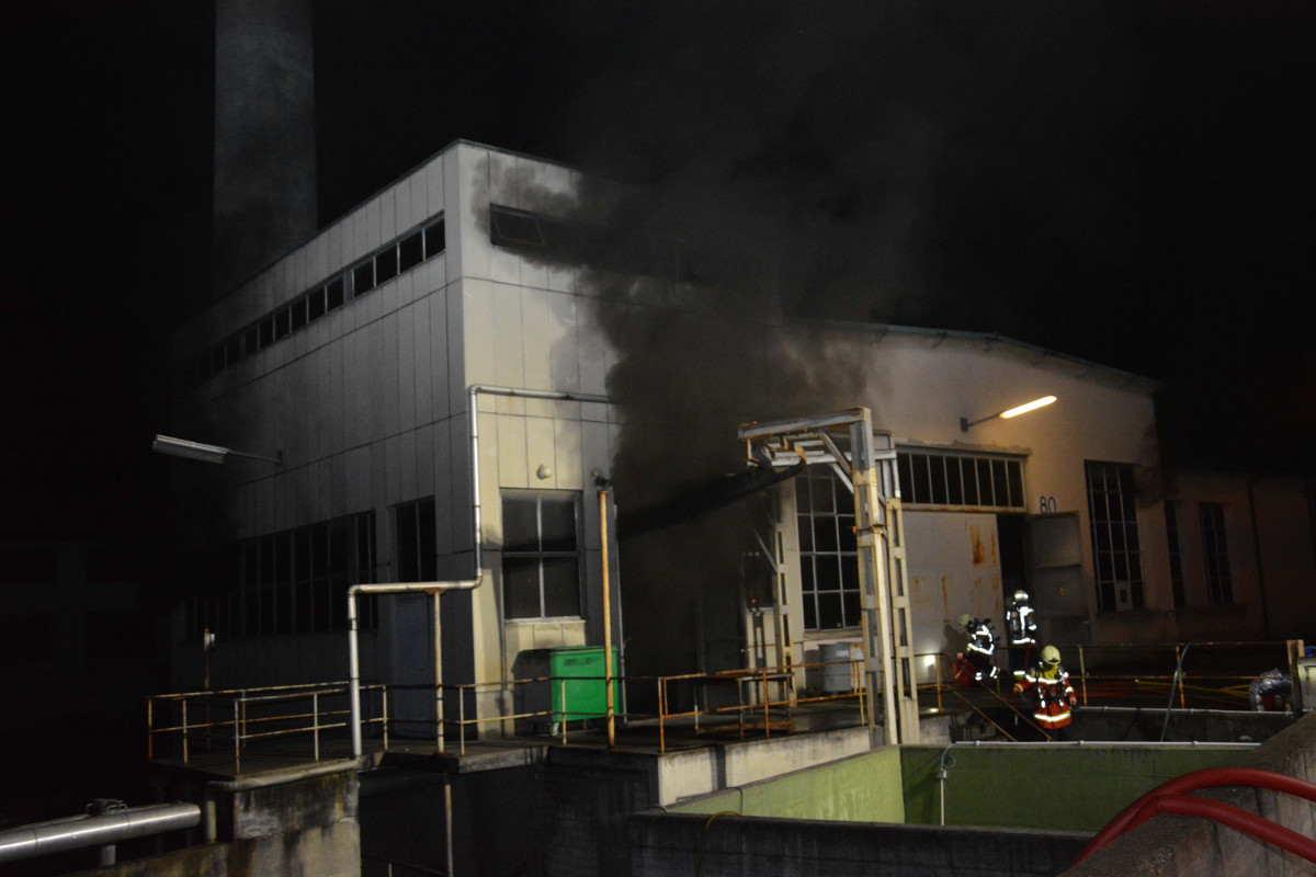 Dornach SO - Feuerwehreinsatz in Industriebetrieb