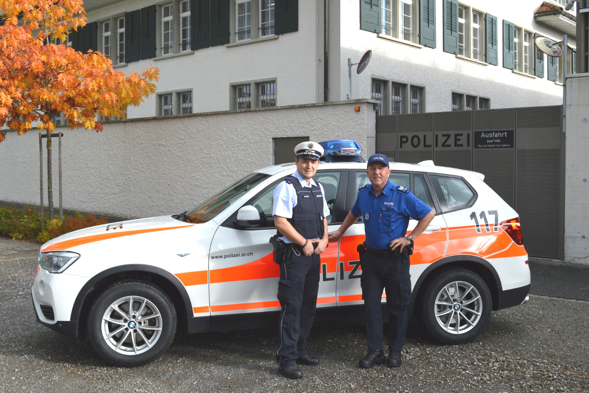 Appenzell Ausserrhoden AR - Deutscher Polizist macht Praktikum bei der Kapo