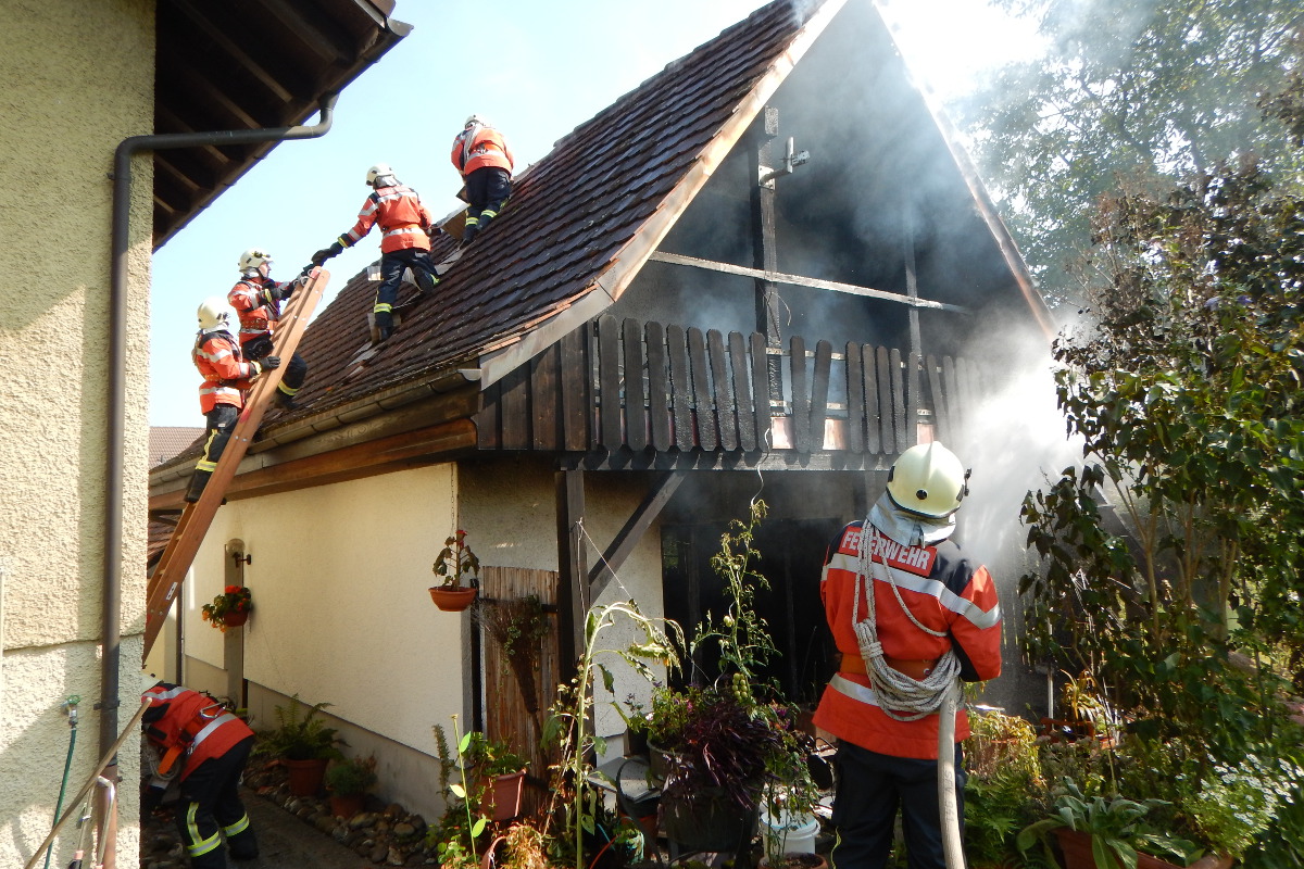 Güttingen TG - Haus ausgebrannt