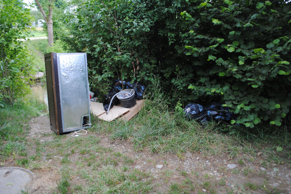 In Grenchen illegal Abfall entsorgt