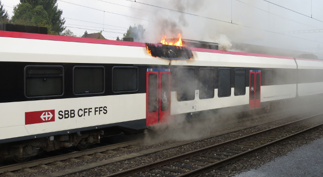 Wohlen: Brand in S-Bahn ausgebrochen