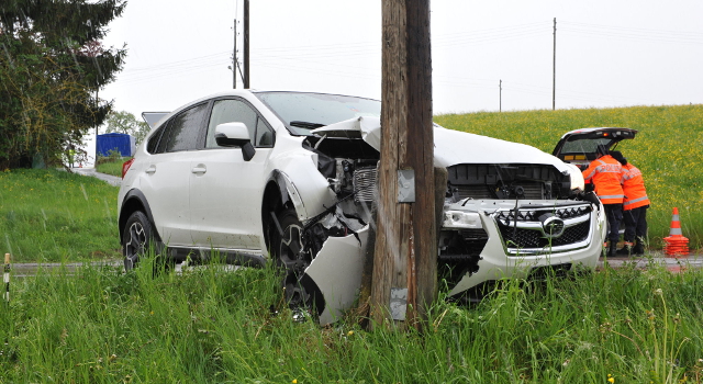 Alleinunfall in Hombrechtikon fordert Verletzten