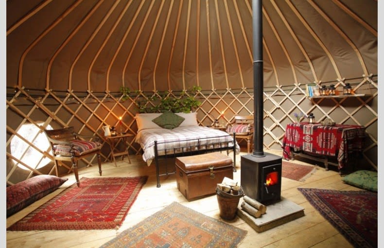 Adhurst Yurts accommodation - Beautiful camping and glamping site featured in HolidayFox article