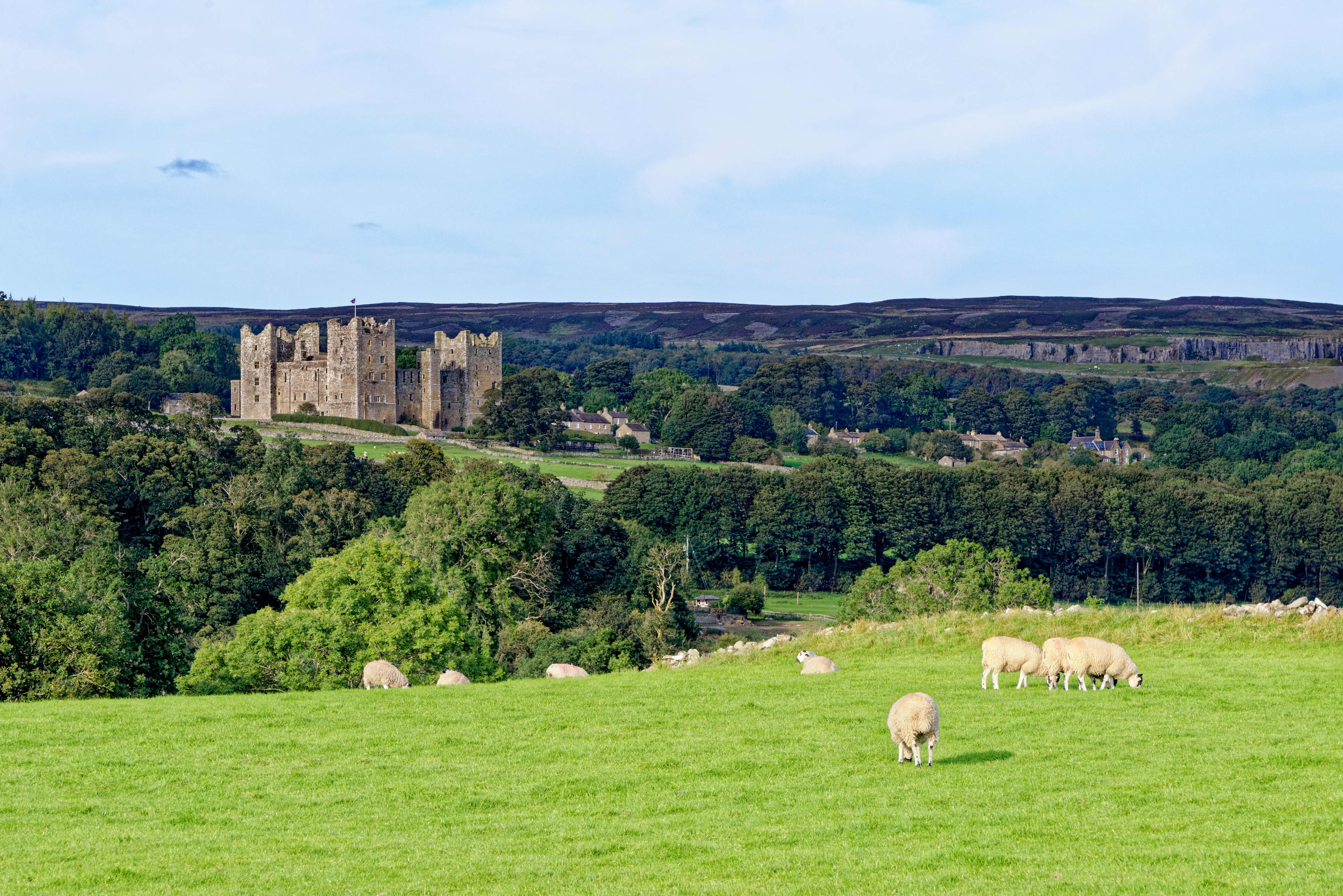 Bolton Castle, North Yorkshire accommodation - Beautiful camping and glamping site featured in HolidayFox article