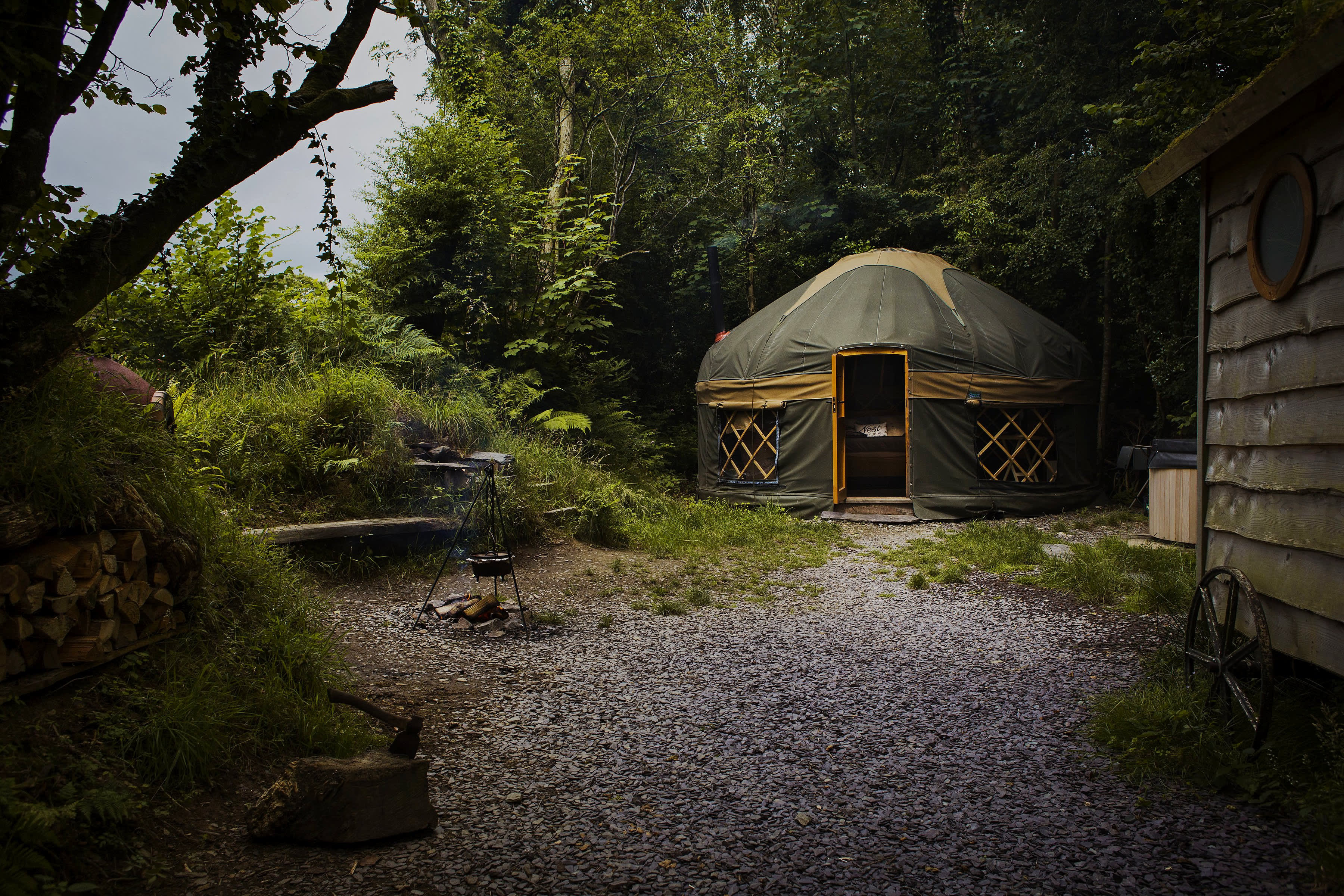 The Yurt Hideaway, Wales accommodation - Beautiful camping and glamping site featured in HolidayFox article