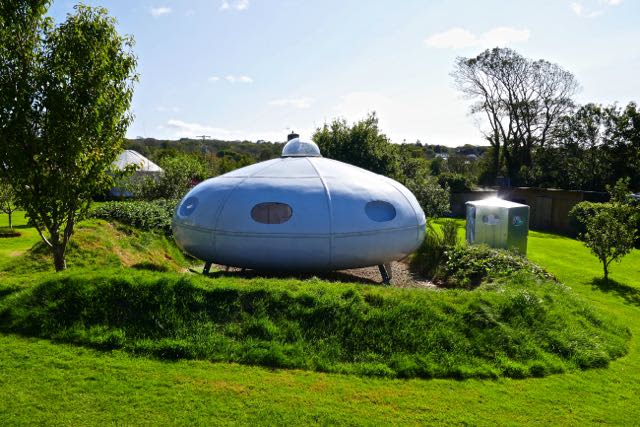 The UFO accommodation - Beautiful camping and glamping site featured in HolidayFox article