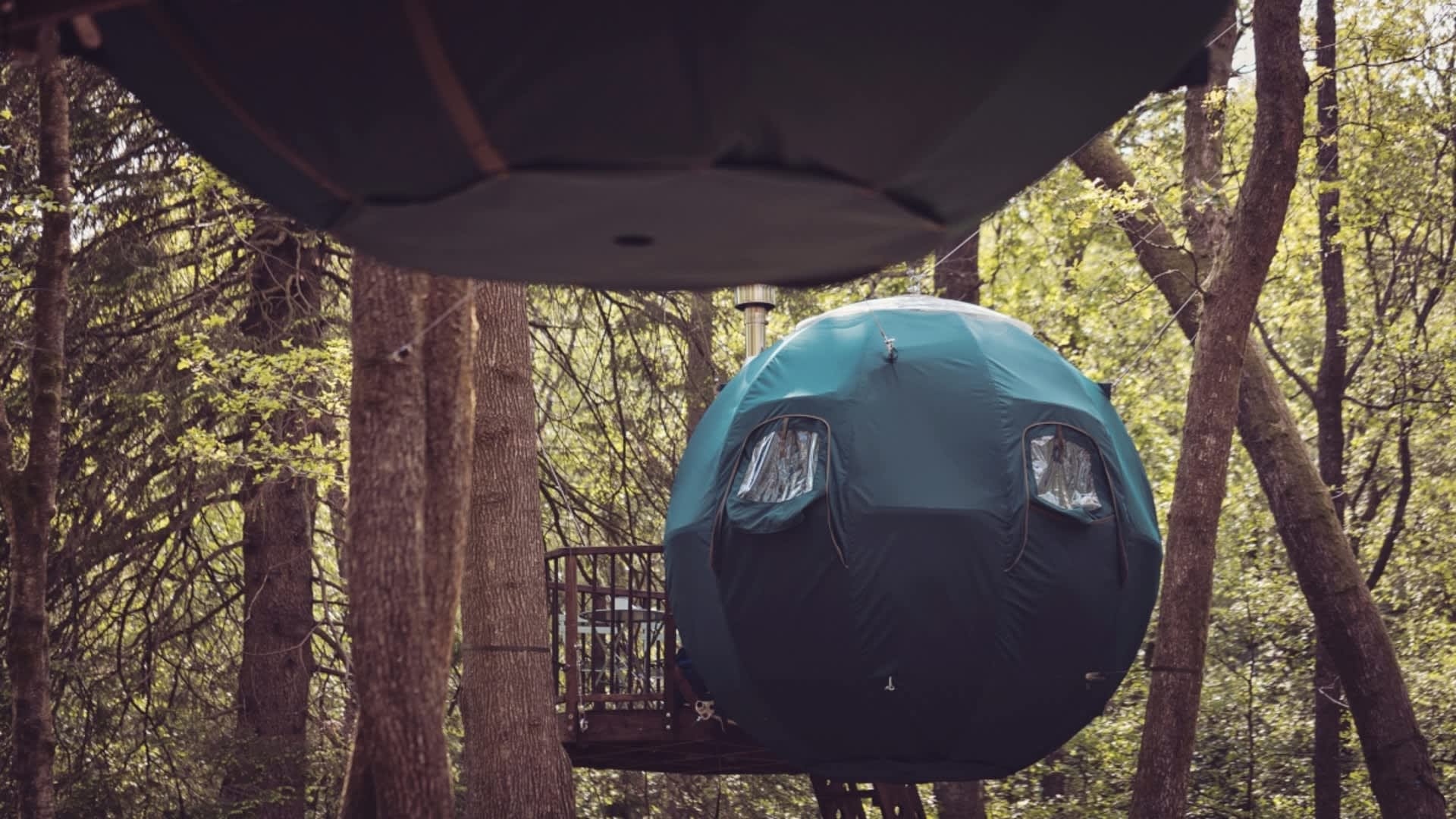The Giant Bauble accommodation - Beautiful camping and glamping site featured in HolidayFox article