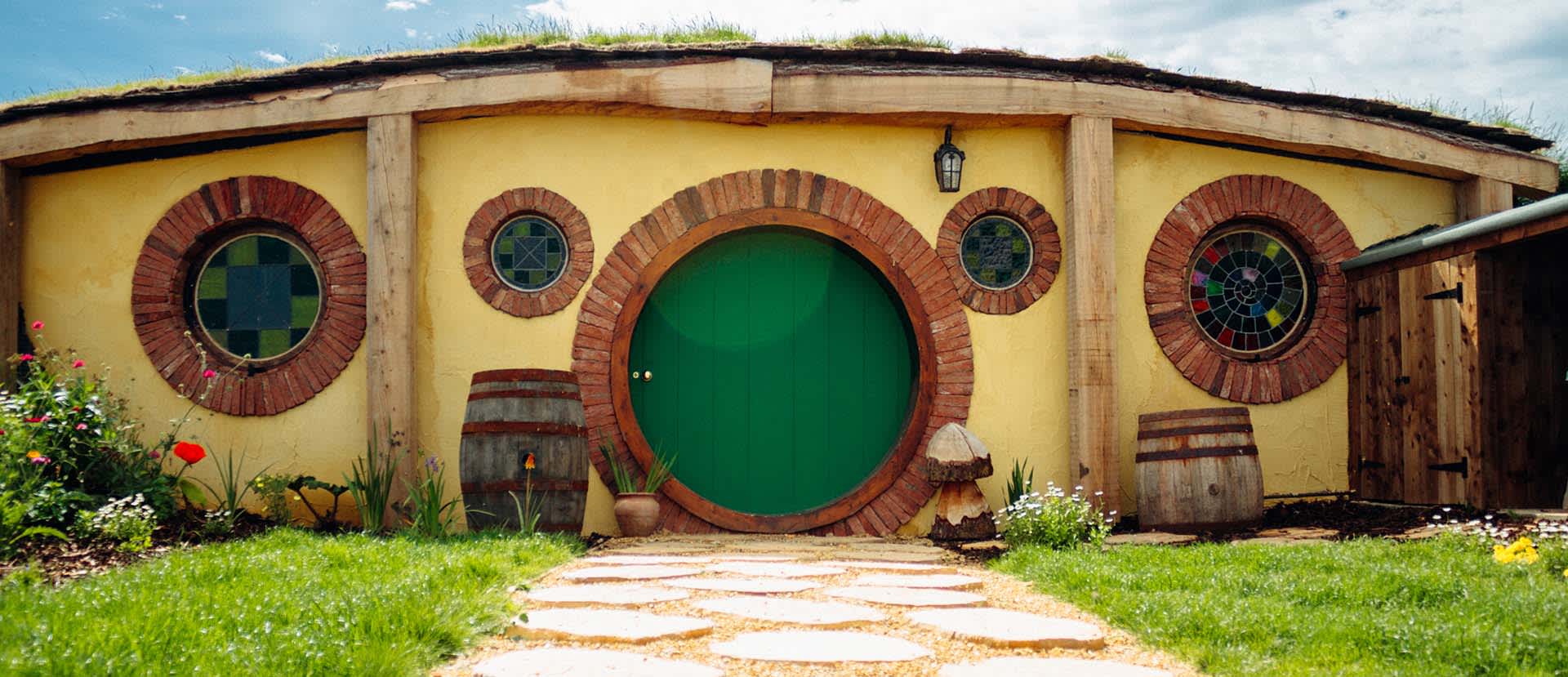 The Hobbit Hole accommodation - Beautiful camping and glamping site featured in HolidayFox article