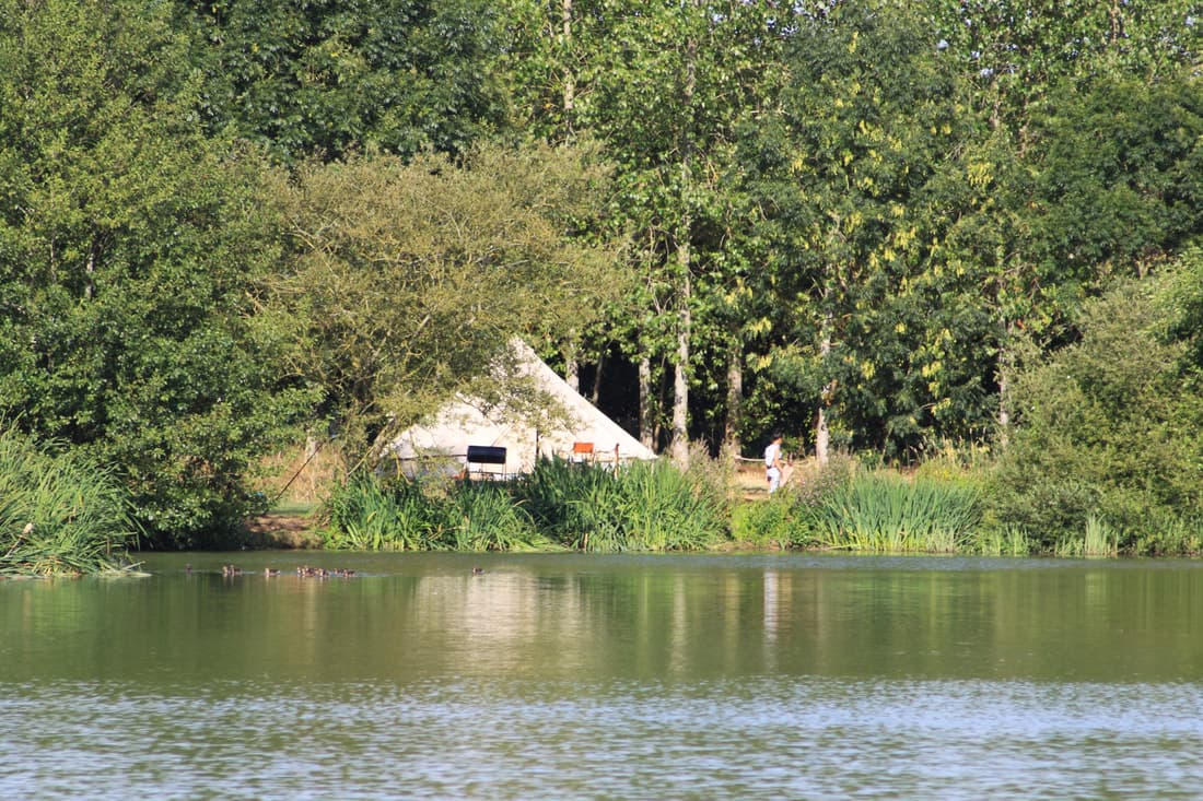 Camping and Fishing accommodation - Beautiful camping and glamping site featured in HolidayFox article