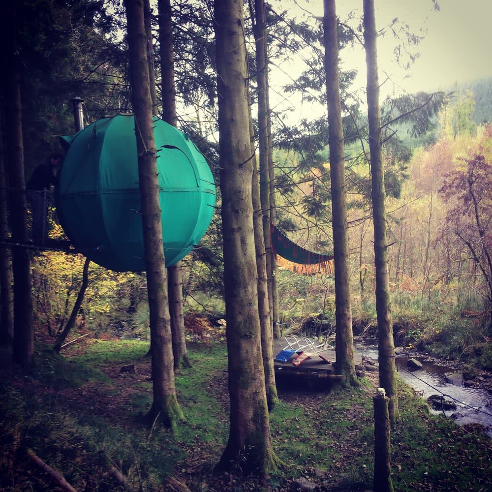 Red Kite Tree Tents, Powys accommodation - Beautiful camping and glamping site featured in HolidayFox article