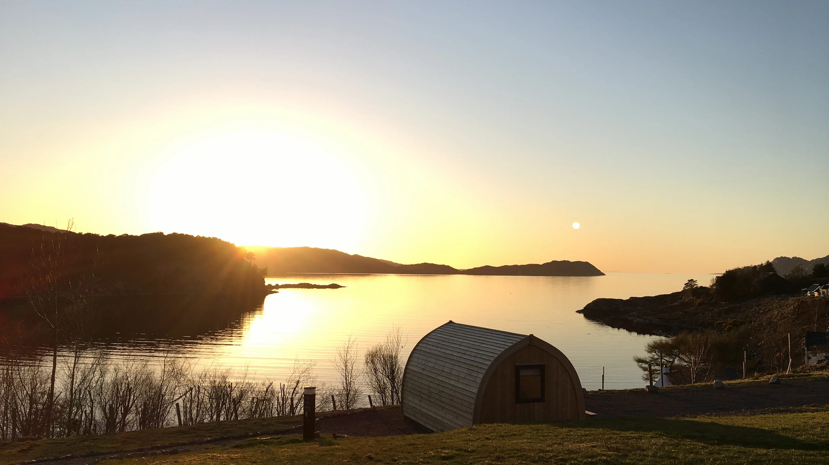 Inverness to Bealach na Ba, Applecross and Sheildaig accommodation - Beautiful camping and glamping site featured in HolidayFox article