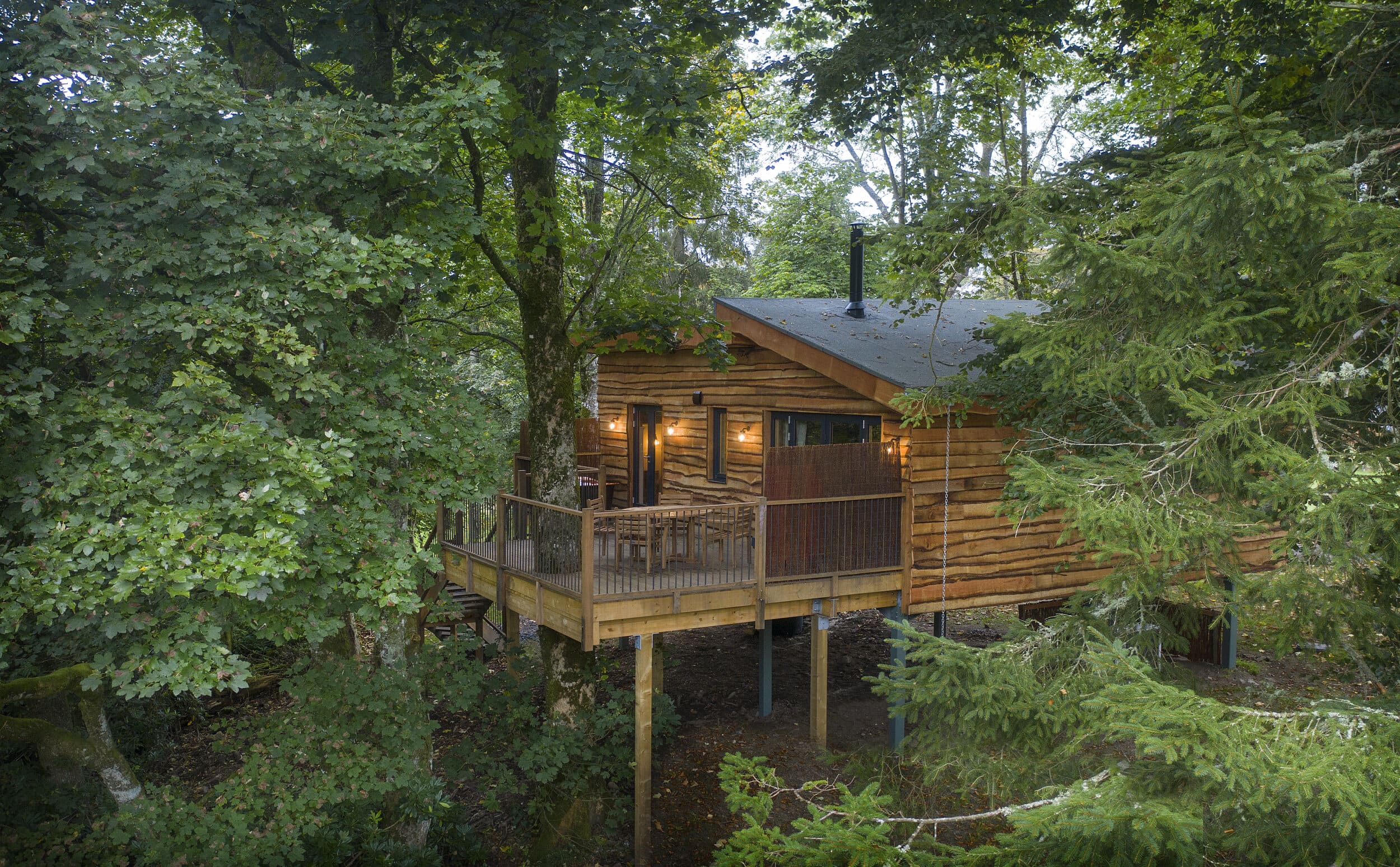 The Treehouses at Lanrick, Perthshire accommodation - Beautiful camping and glamping site featured in HolidayFox article