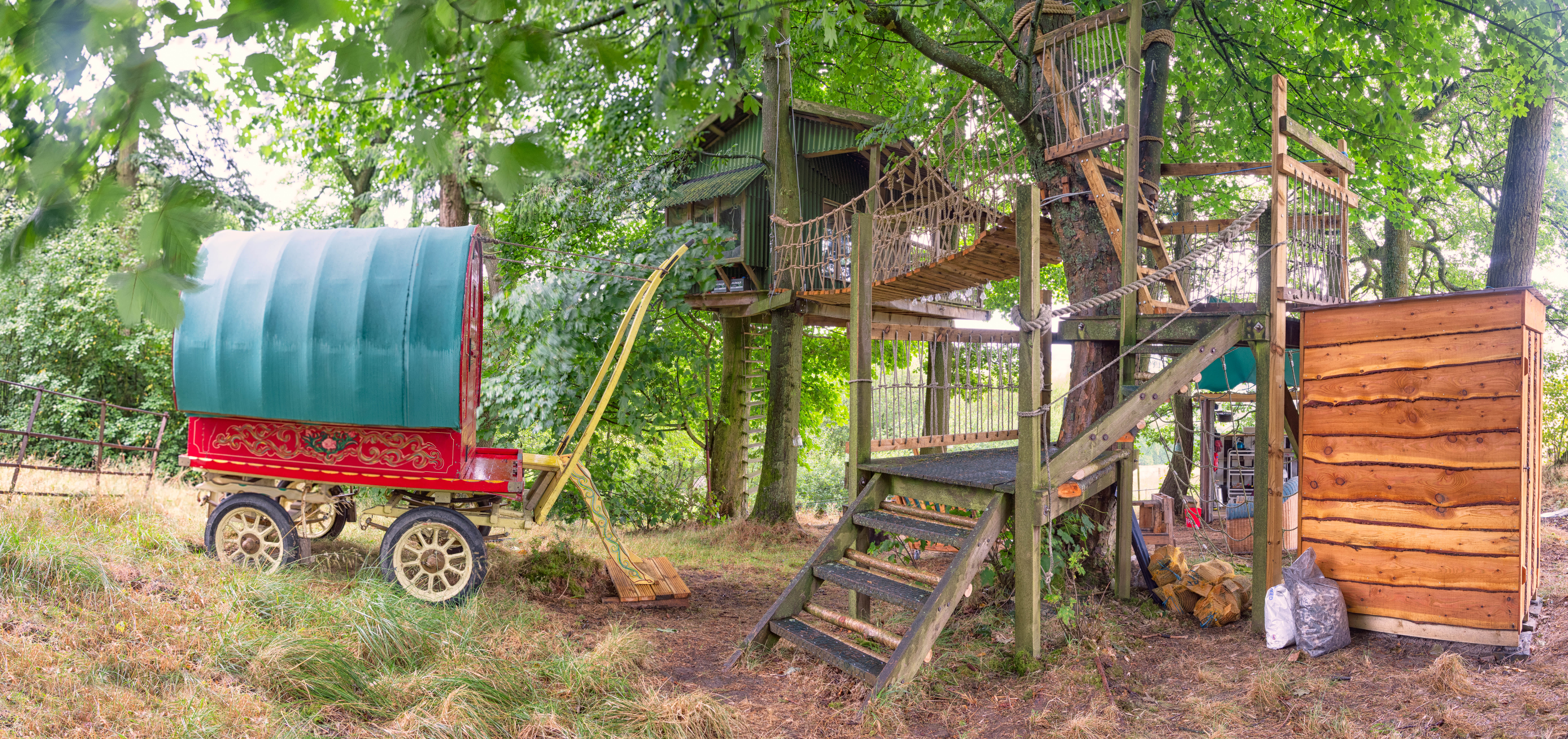 Copse Camp, Owl Lodge, Llandegla accommodation - Beautiful camping and glamping site featured in HolidayFox article