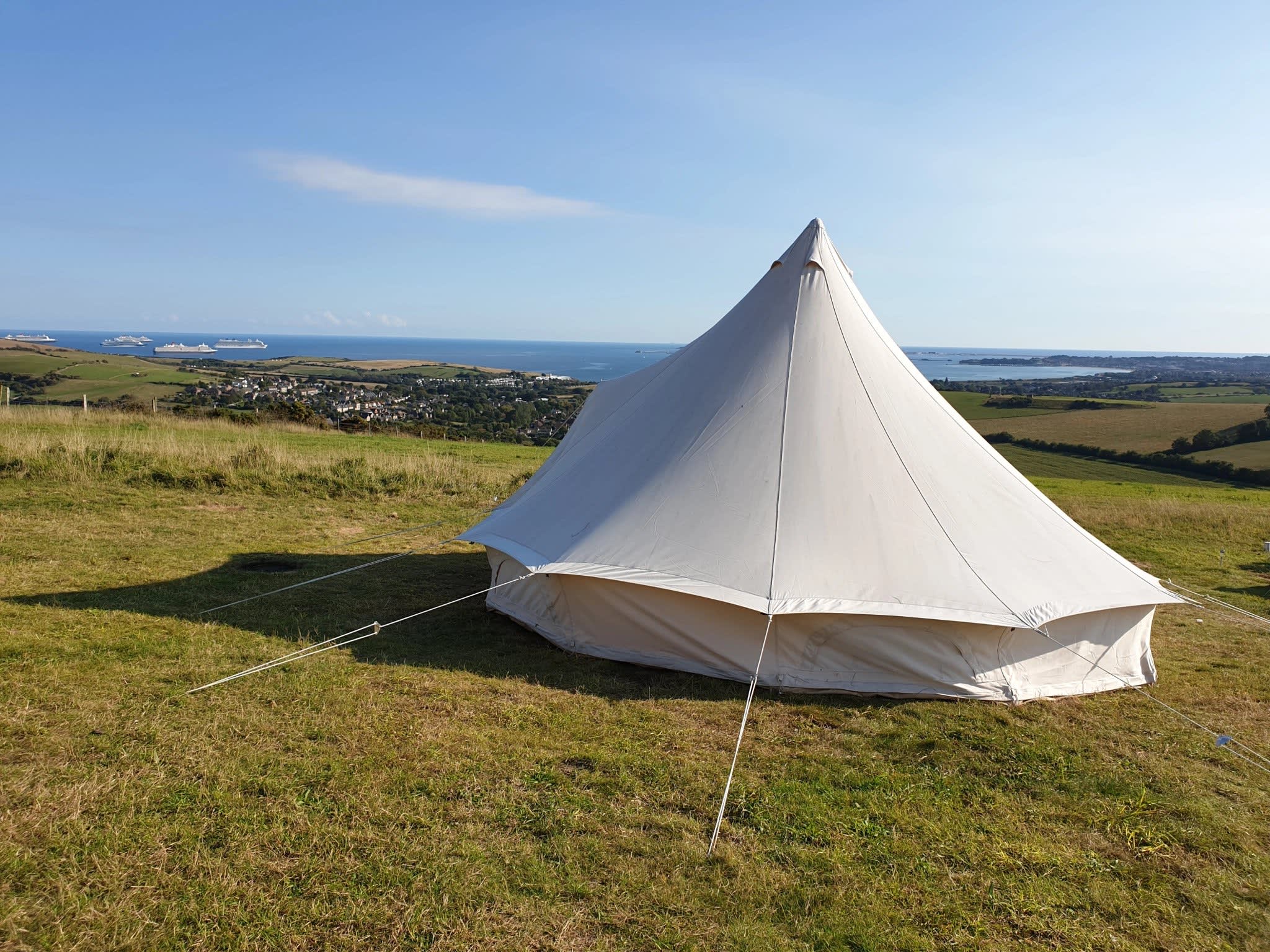 8. Donkey Down Campsite, Dorset accommodation - Beautiful camping and glamping site featured in HolidayFox article