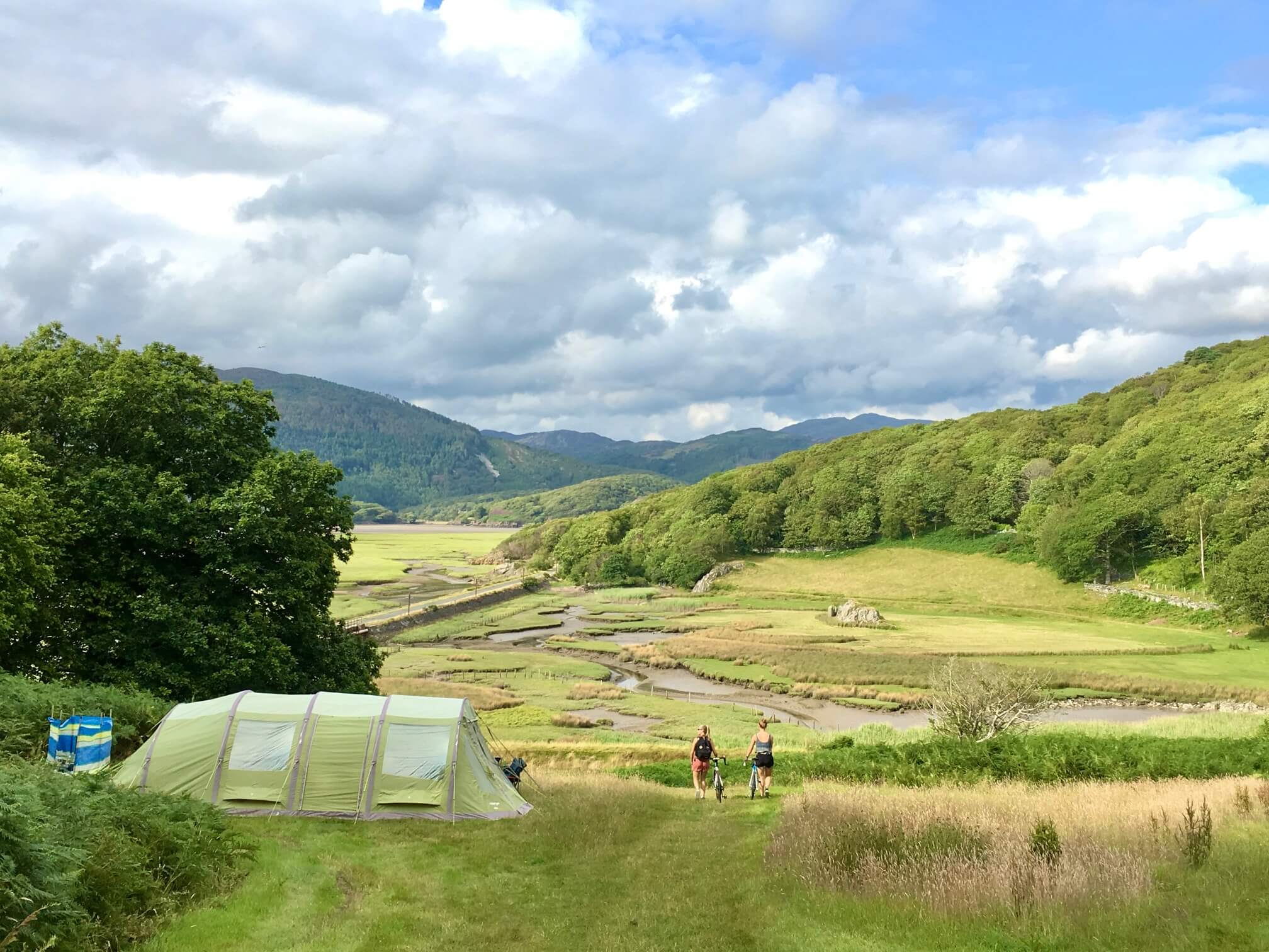 Graig Wen, Snowdonia accommodation - Beautiful camping and glamping site featured in HolidayFox article