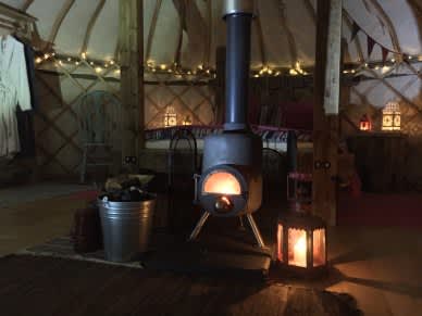 The Secret Yurts, Welshpool accommodation - Beautiful camping and glamping site featured in HolidayFox article