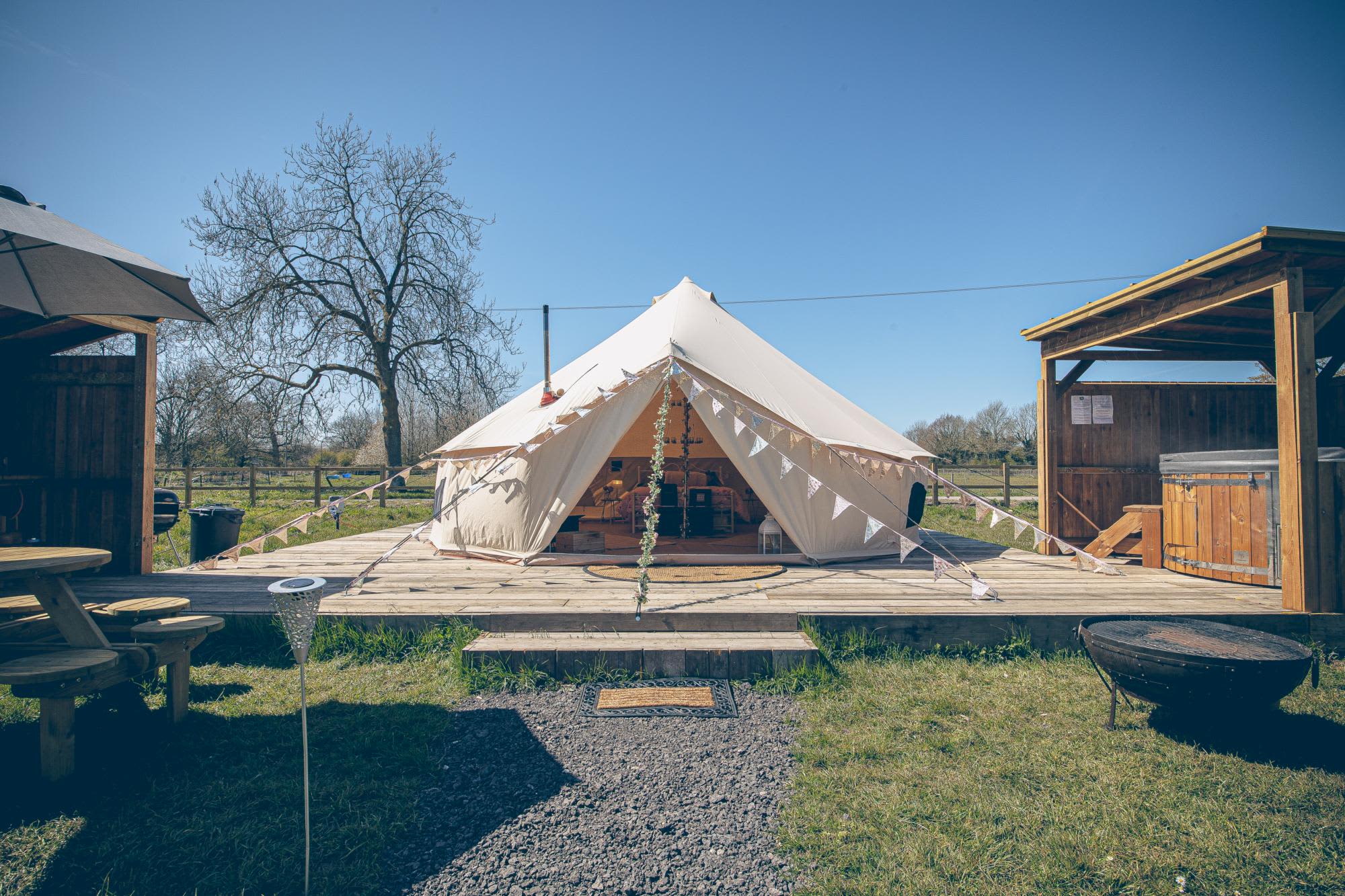 Glamp & Tipple - Norfolk accommodation - Beautiful camping and glamping site featured in HolidayFox article