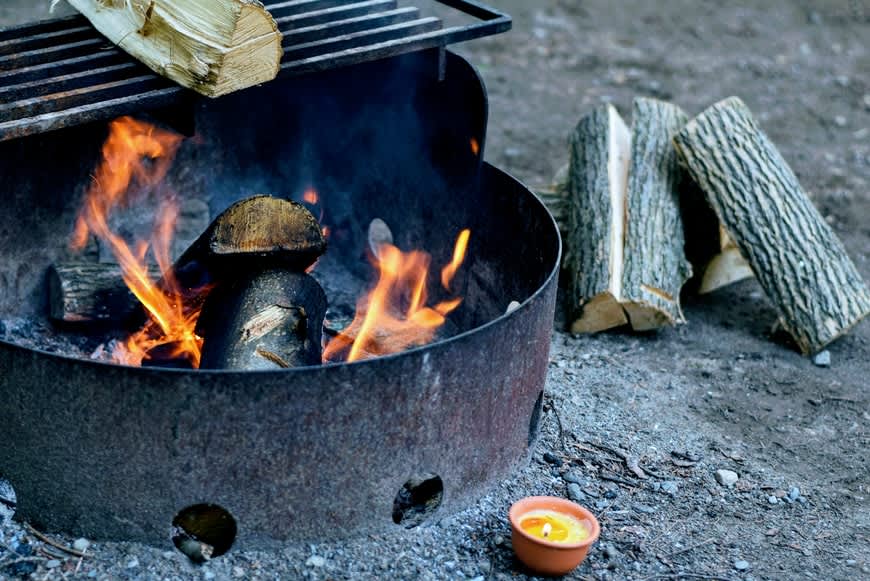 Fire building and Outdoor Survival Skills accommodation - Beautiful camping and glamping site featured in HolidayFox article