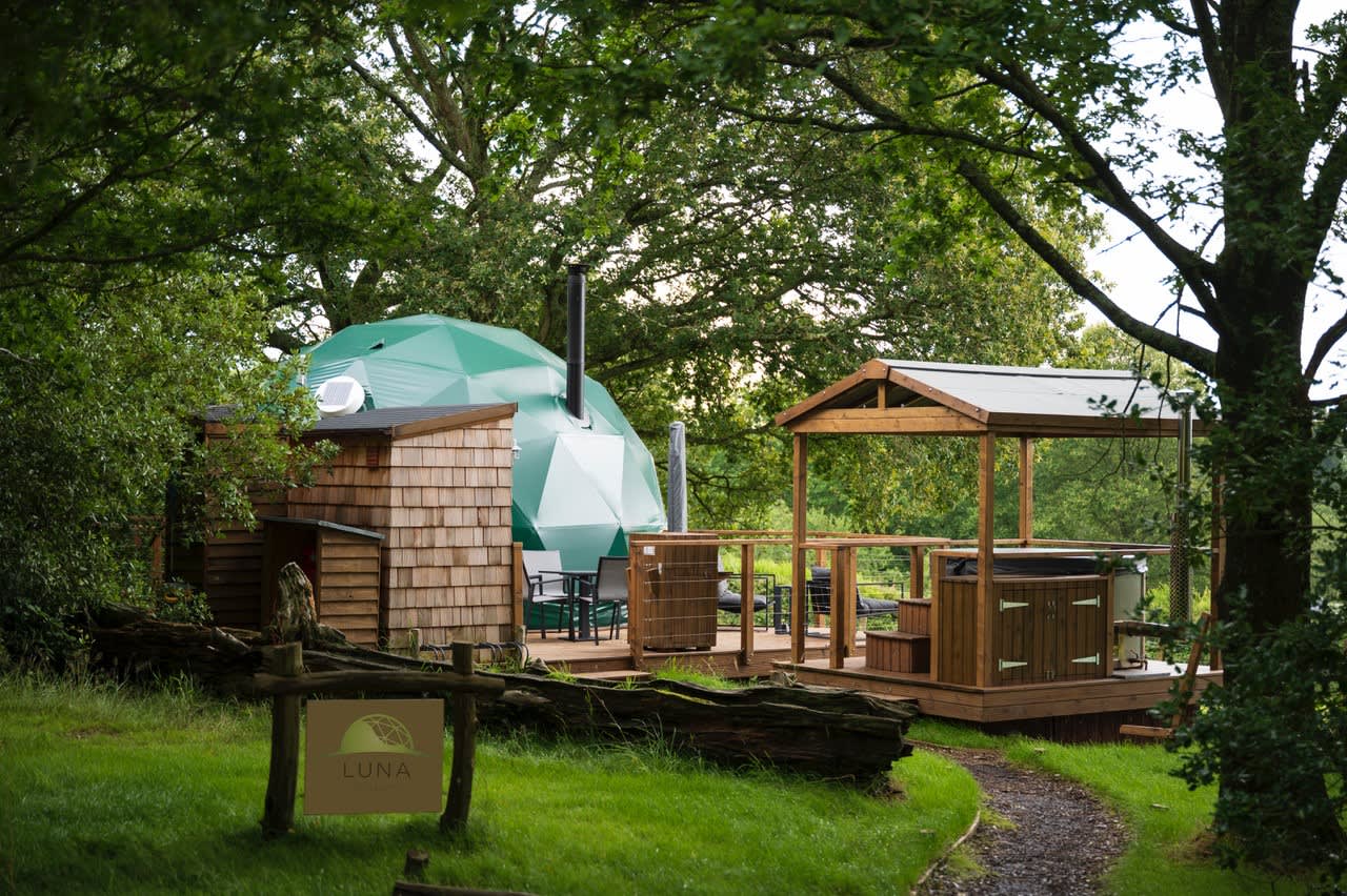 Luna Domes, High Weald accommodation - Beautiful camping and glamping site featured in HolidayFox article