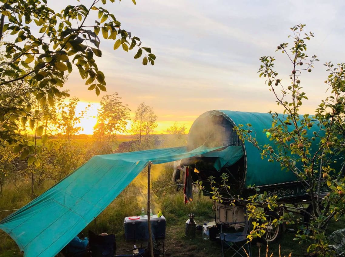 Wanderlusts Gypsy Caravans, Cumbria accommodation - Beautiful camping and glamping site featured in HolidayFox article