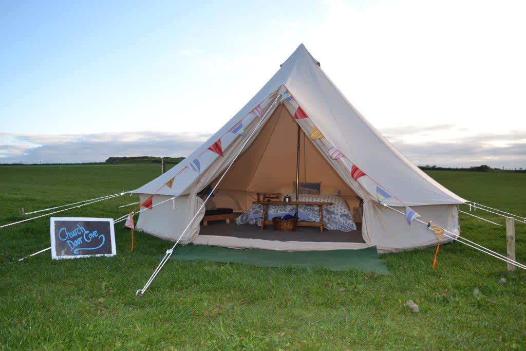 Becks Bay Camping accommodation - Beautiful camping and glamping site featured in HolidayFox article