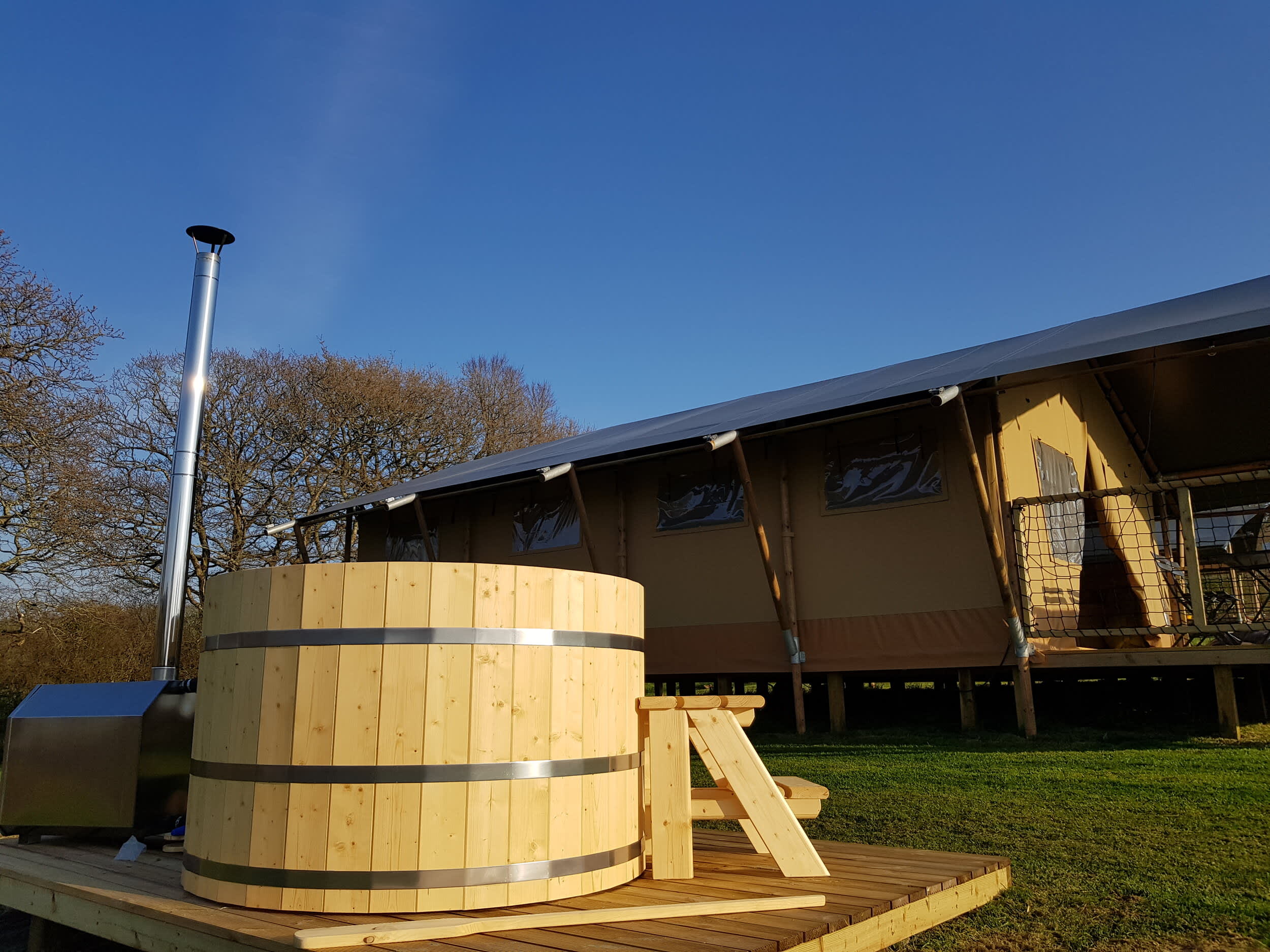 Stars and Embers Glamping accommodation - Beautiful camping and glamping site featured in HolidayFox article