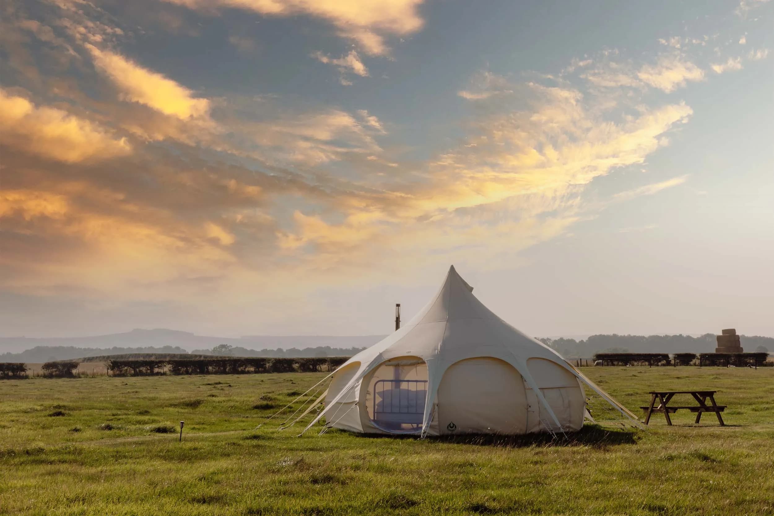 Bamburgh Under Canvas accommodation - Beautiful camping and glamping site featured in HolidayFox article