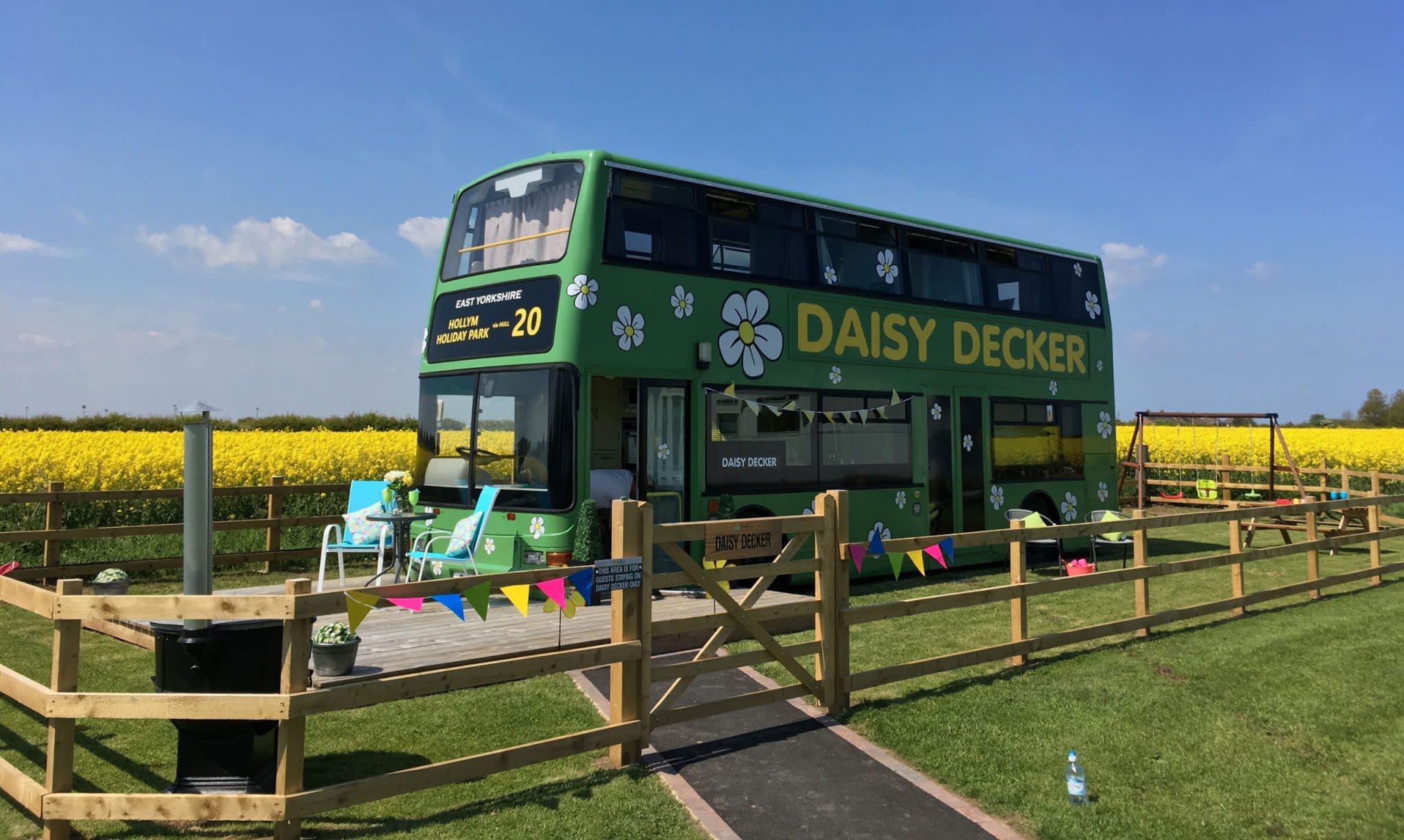 Daisy Decker, Hollym Holiday Park, Yorkshire accommodation - Beautiful camping and glamping site featured in HolidayFox article