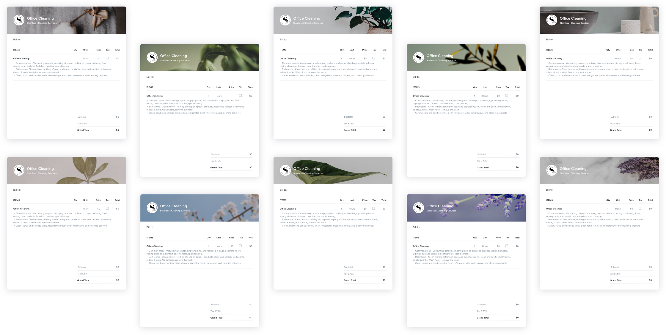 7 Types of Invoices for Cleaning Businesses
