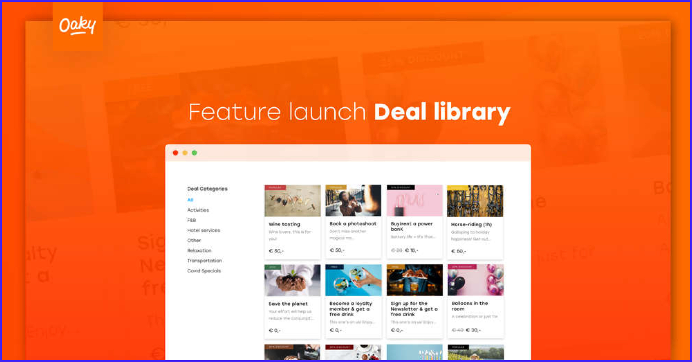 Upselling tool Oaky launches Deal Library feature for hoteliers