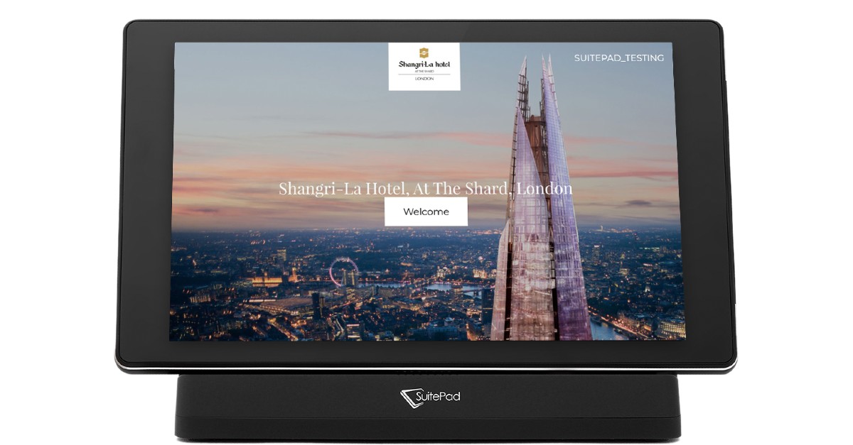 SuitePad is providing Shangri-La Hotel, At The Shard, London with digital guest co...