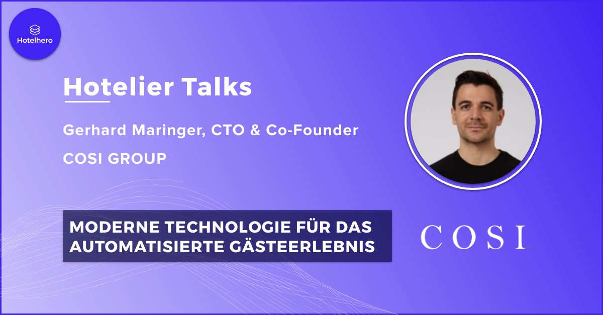 COSI Group - Modern technology for the automated guest experience