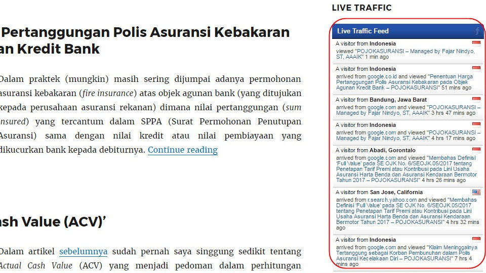 How To Add Live Site Traffic Widget On Your Wordpress Sidebar Pojoktutorial