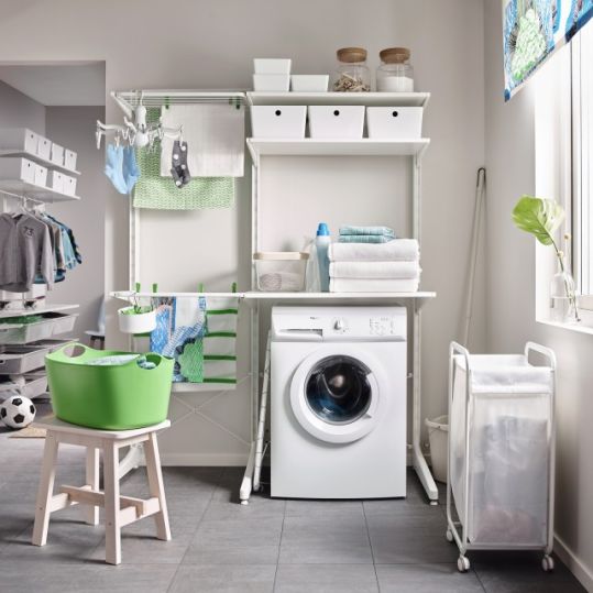 Tips: Use Small Space Room as Indoor Laundry Room | SARAÈ Blog
