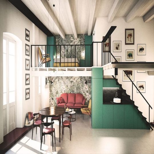 Mezzanine, Unique and Artistic Multifunction Room | SARAÈ Blog