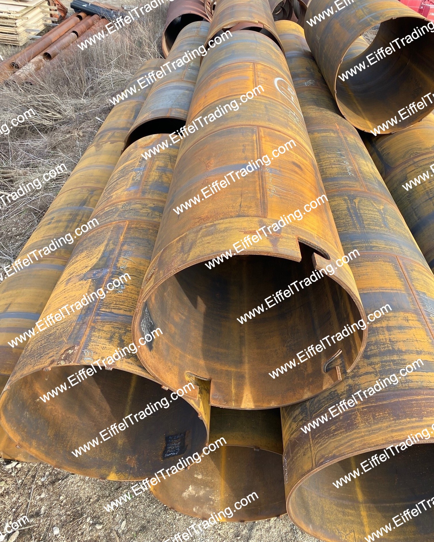 2ea. Used 78"x0.750" Pipe at 25' Lengths Eiffel Trading