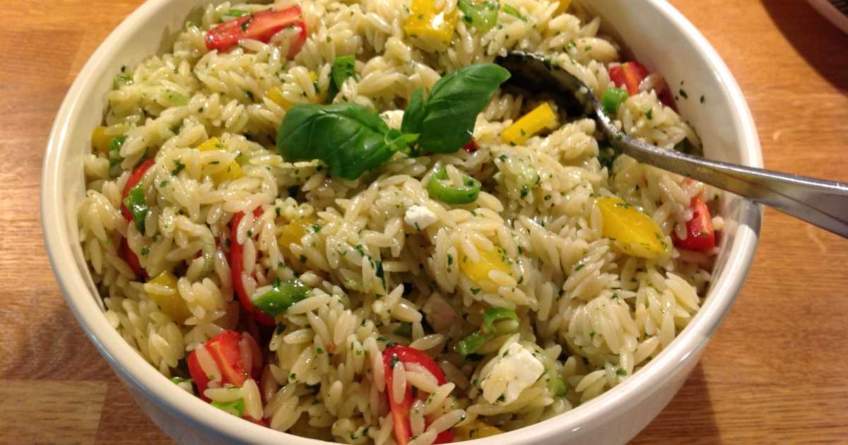 risoni kyckling recept