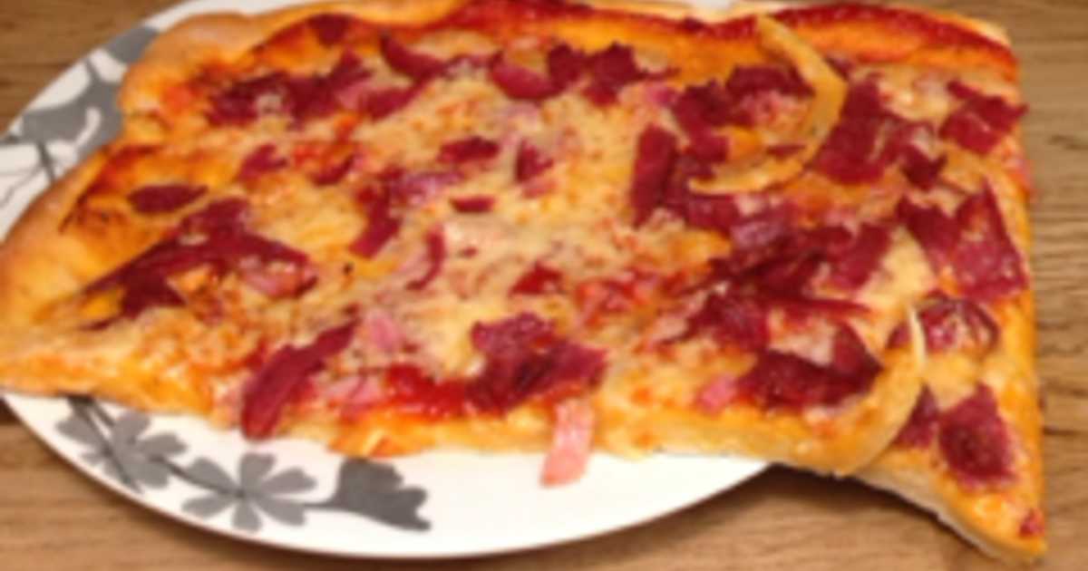 hemmagjord pizza utan jäst