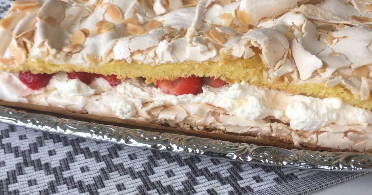 marängtårta recept långpanna