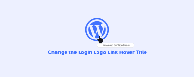 Change Login Logo Hover Title in WordPress (With Code) image