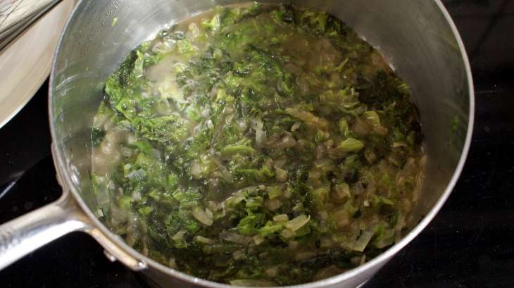 Salade cuite en chiffonnade