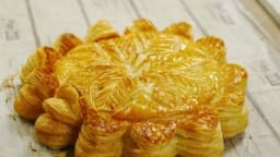 Galette des rois à la frangipane de noisettes et chocolat