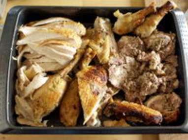 Cuisson Chapon Farci Au Four Chaleur Tournante