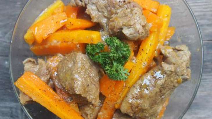 Sauté de veau aux carottes. - Recette par Cuisiner en paix