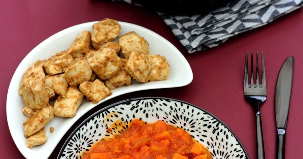 Curry de patate douce et légumes d'hiver - Recette par ...